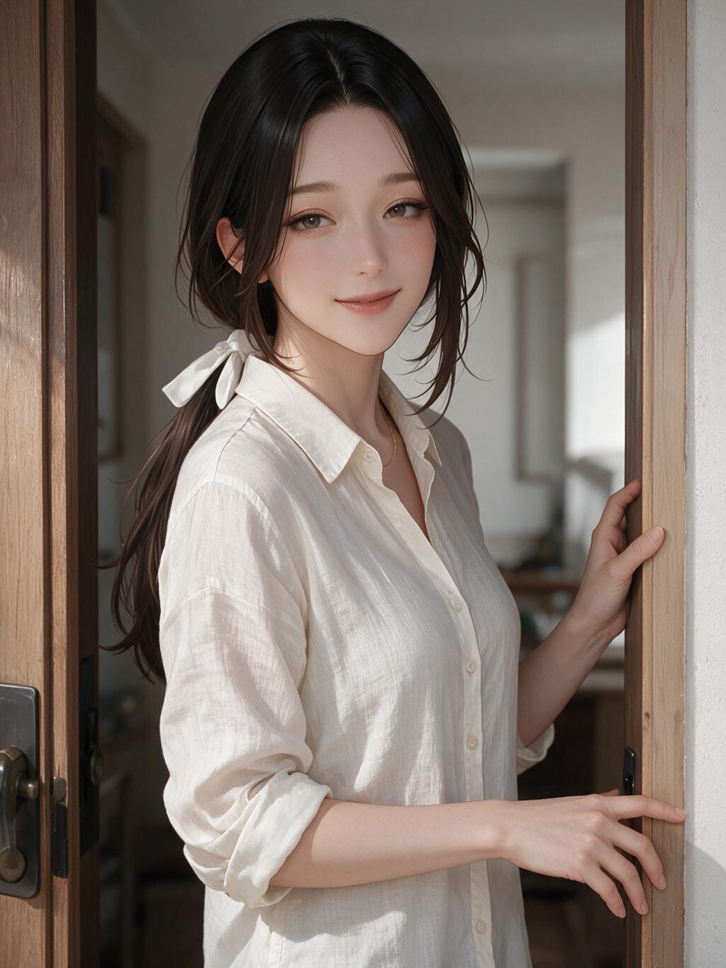강미연 에디터 — 현관에서 말을 꺼내며