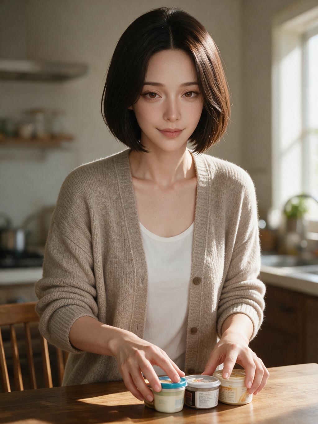 신미혜 에디터 — 통을 나란히 놓으며
